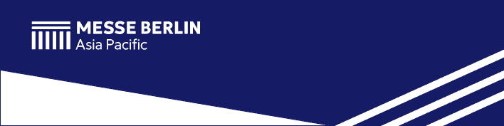 Vibrant trade show exhibit with dynamic branding at ITB Asia 2026 in Singapore.