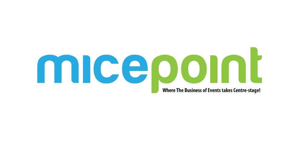Micepoint logo with tagline 'Where The Business of Events takes Centre-stage!'.