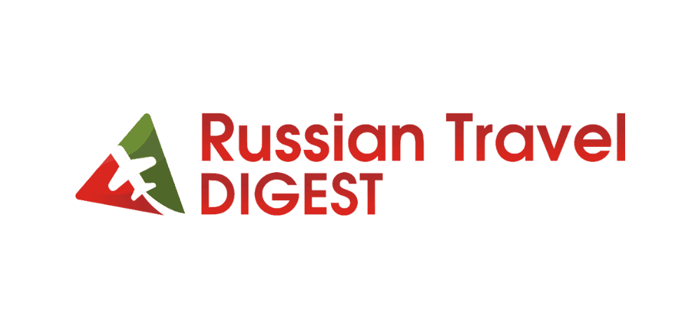 Russian Travel Digest logo with red, green, and white design elements.