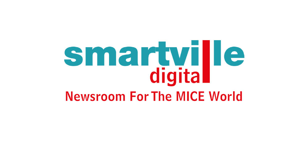 SmartVille Digital Newsroom logo for MICE industry news.