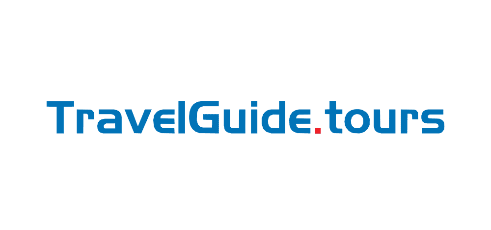 TravelGuide.tours logo for travel and tourism services in Asia.