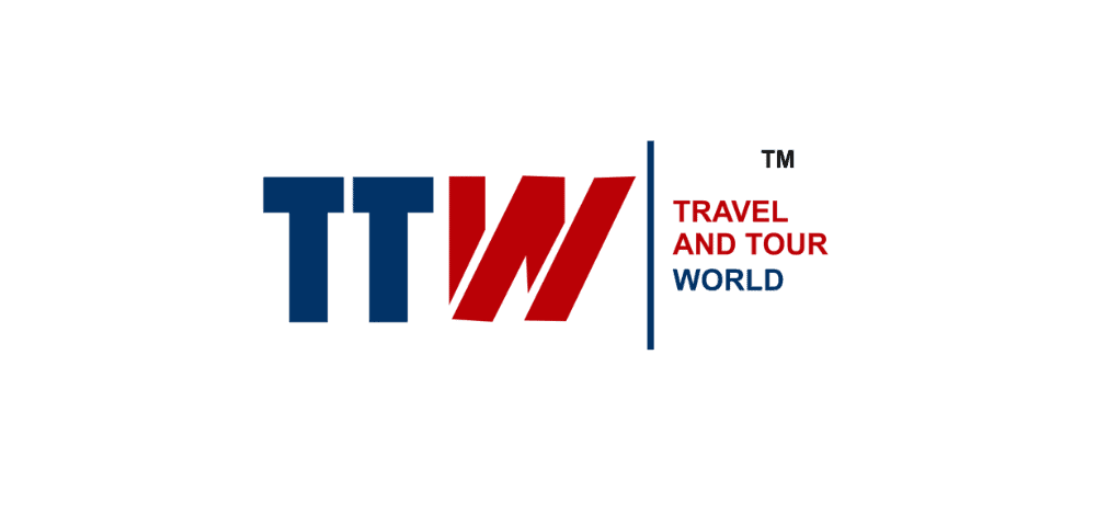 TTW Travel and Tour World logo at ITB Asia 2026 in Singapore.