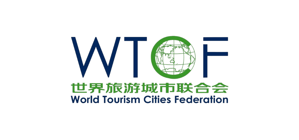 World Tourism Cities Federation logo with globe and Chinese characters.